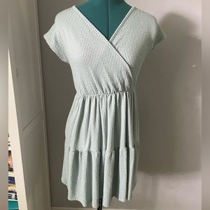 waffle knit dress